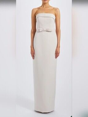 Amsale SEALED! NWT! The Greer Dress #GB334A in Buttercup. Sz 8. R2S!
